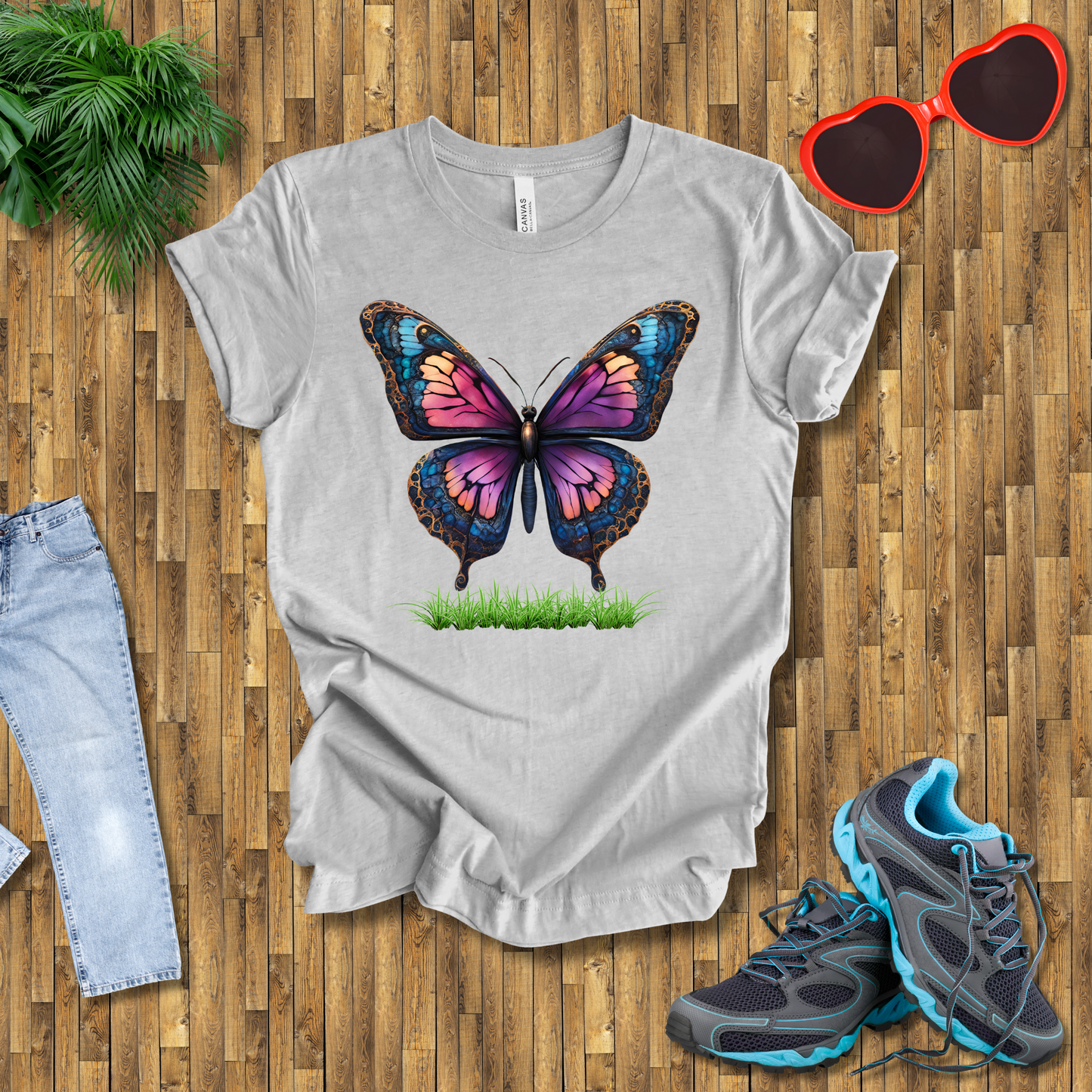 Butterflies in grasses T-Shirt