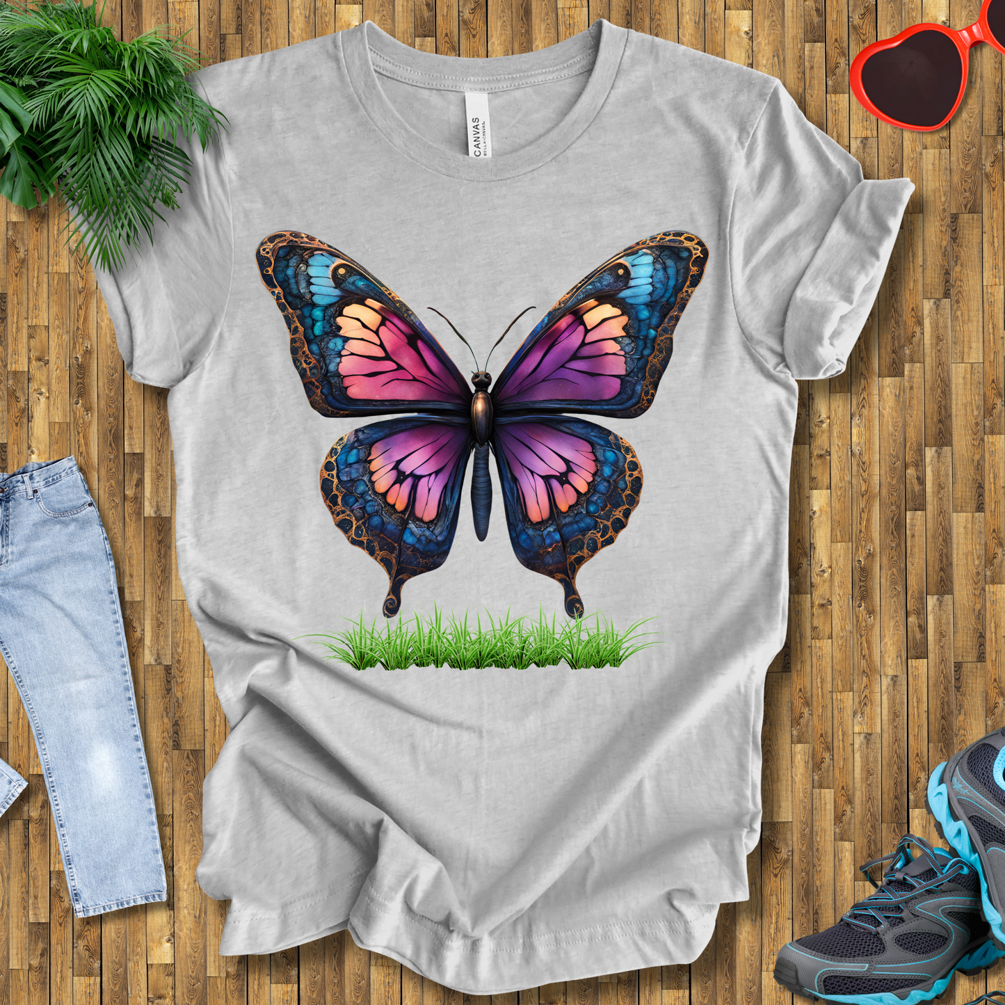 Butterflies in grasses T-Shirt