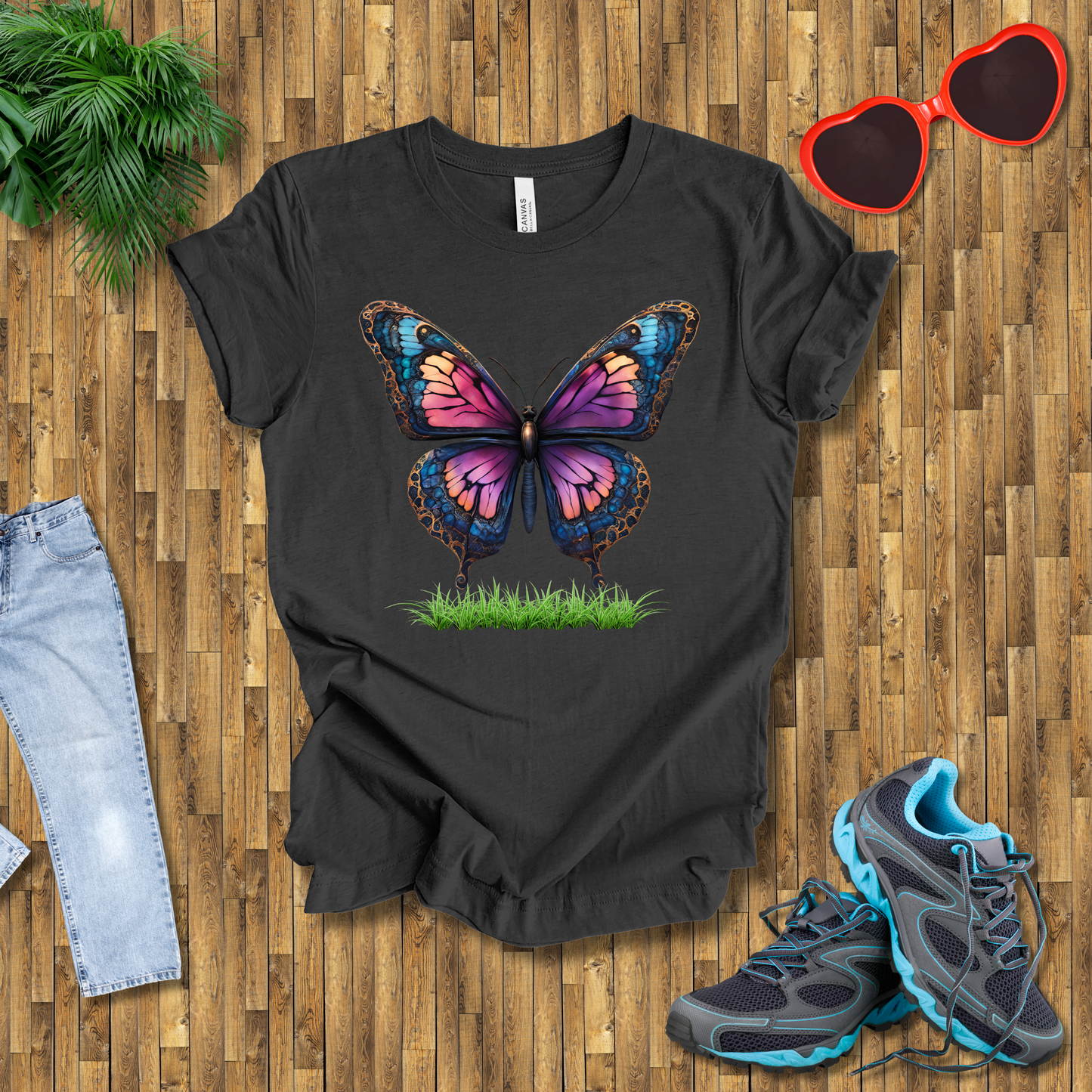 Butterflies in grasses T-Shirt