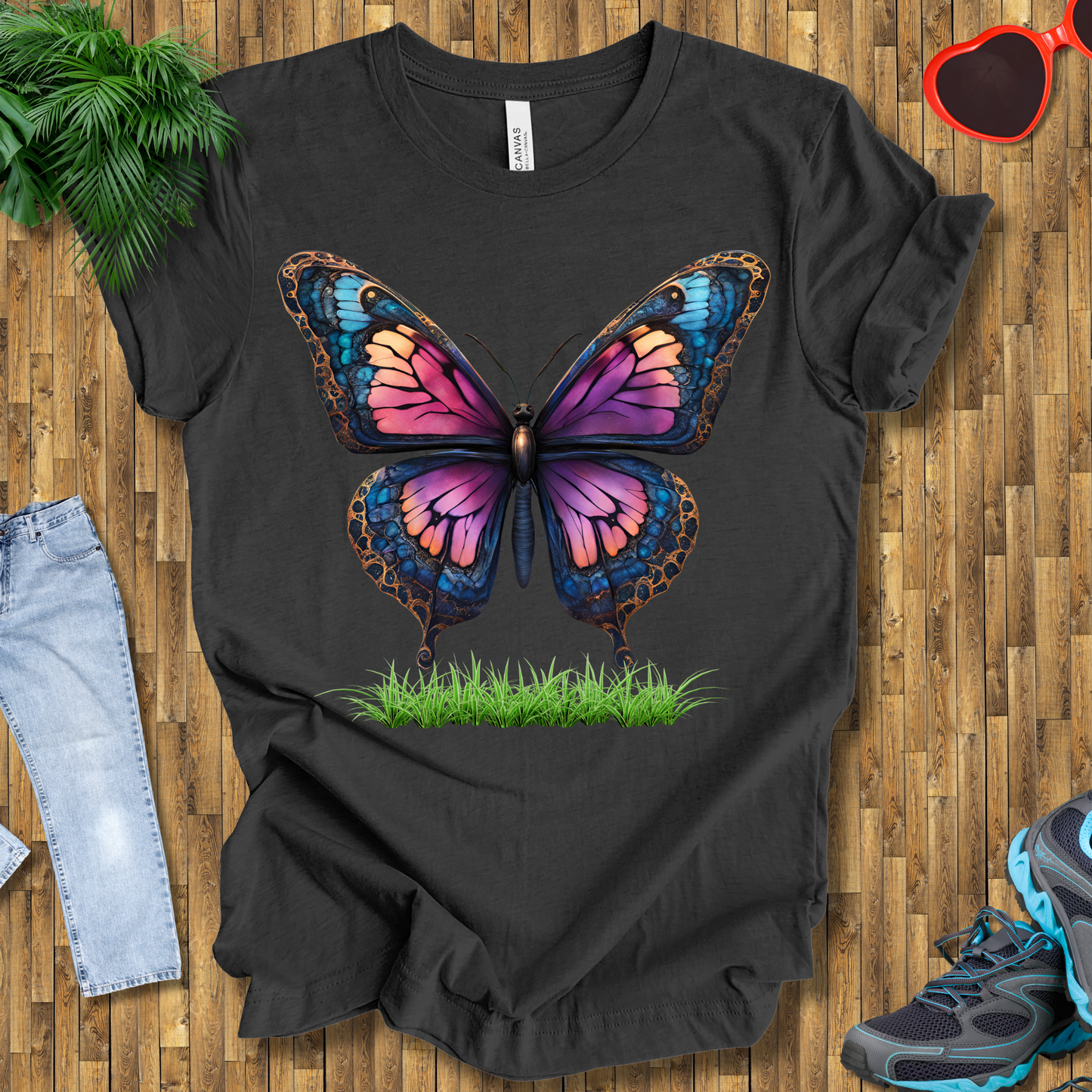 Butterflies in grasses T-Shirt