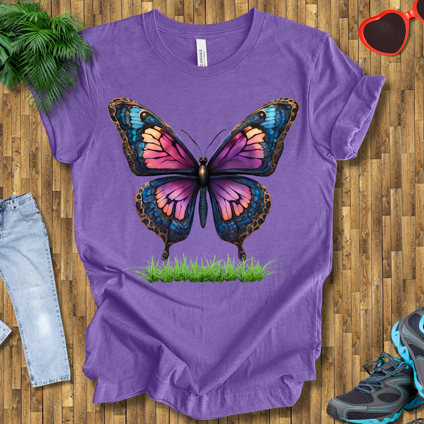 Butterflies in grasses T-Shirt