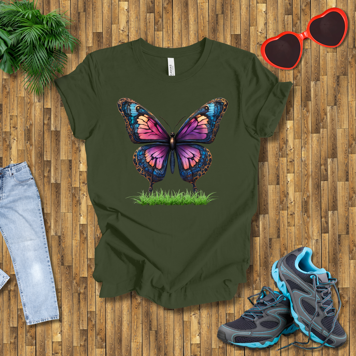 Butterflies in grasses T-Shirt
