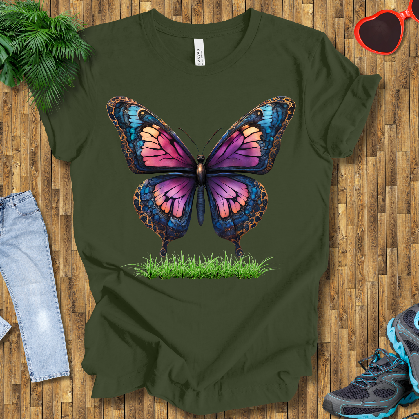Butterflies in grasses T-Shirt