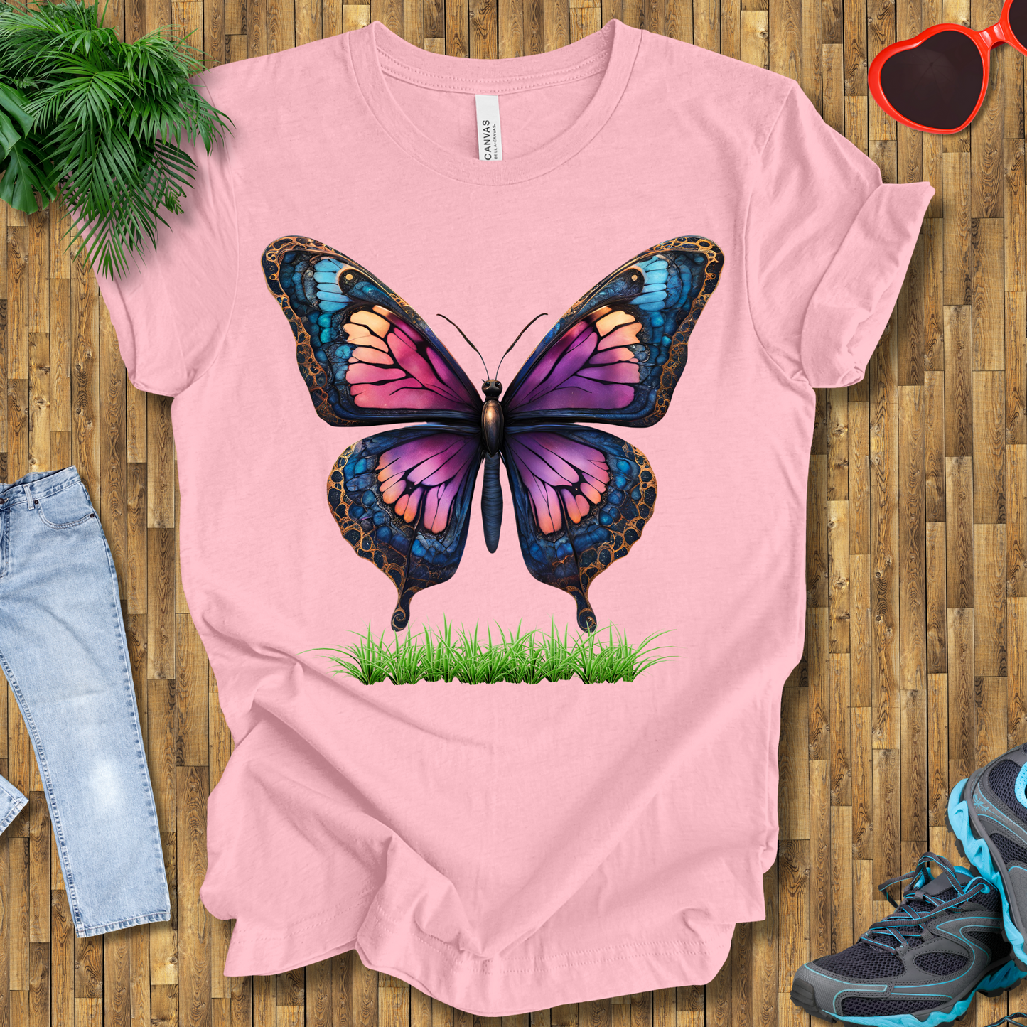 Butterflies in grasses T-Shirt