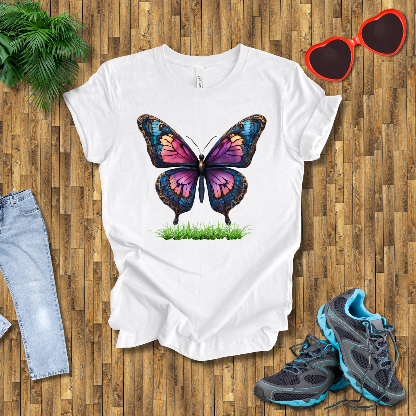 Butterflies in grasses T-Shirt