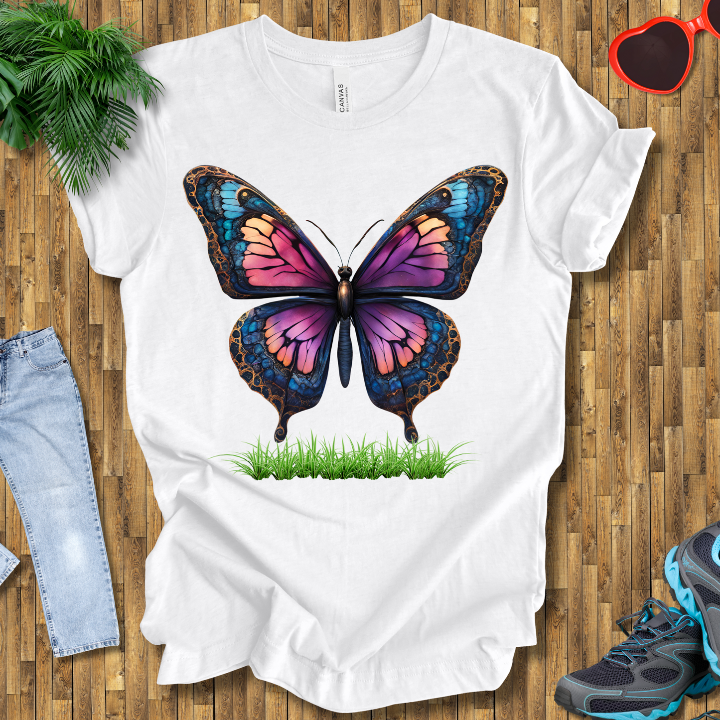 Butterflies in grasses T-Shirt