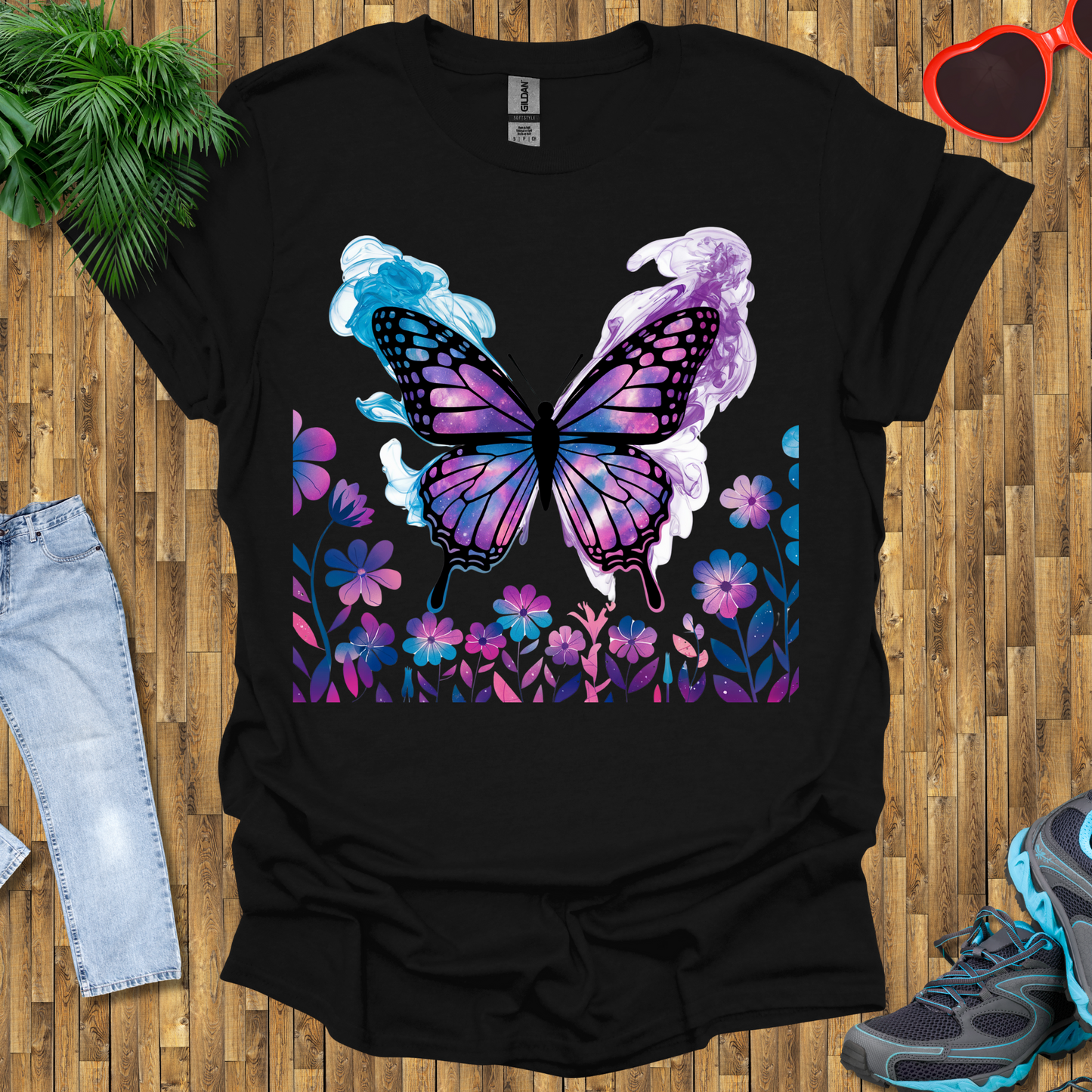 Smoky butterflies in the wild T-Shirt
