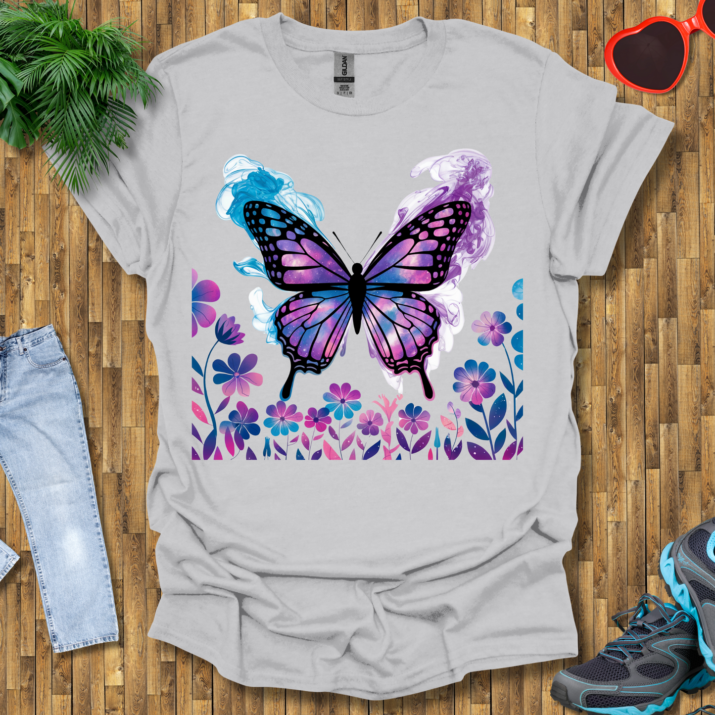 Smoky butterflies in the wild T-Shirt