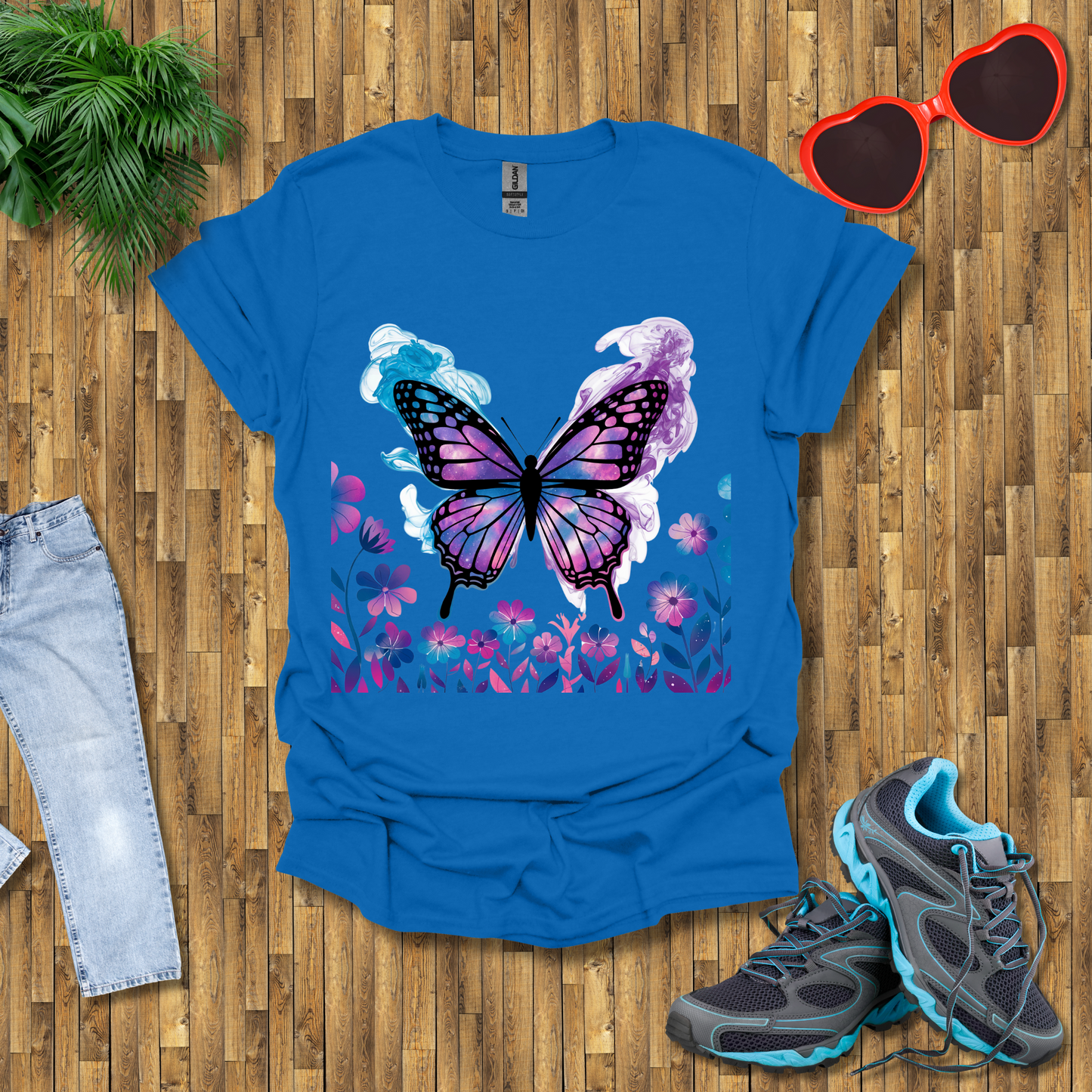 Smoky butterflies in the wild T-Shirt