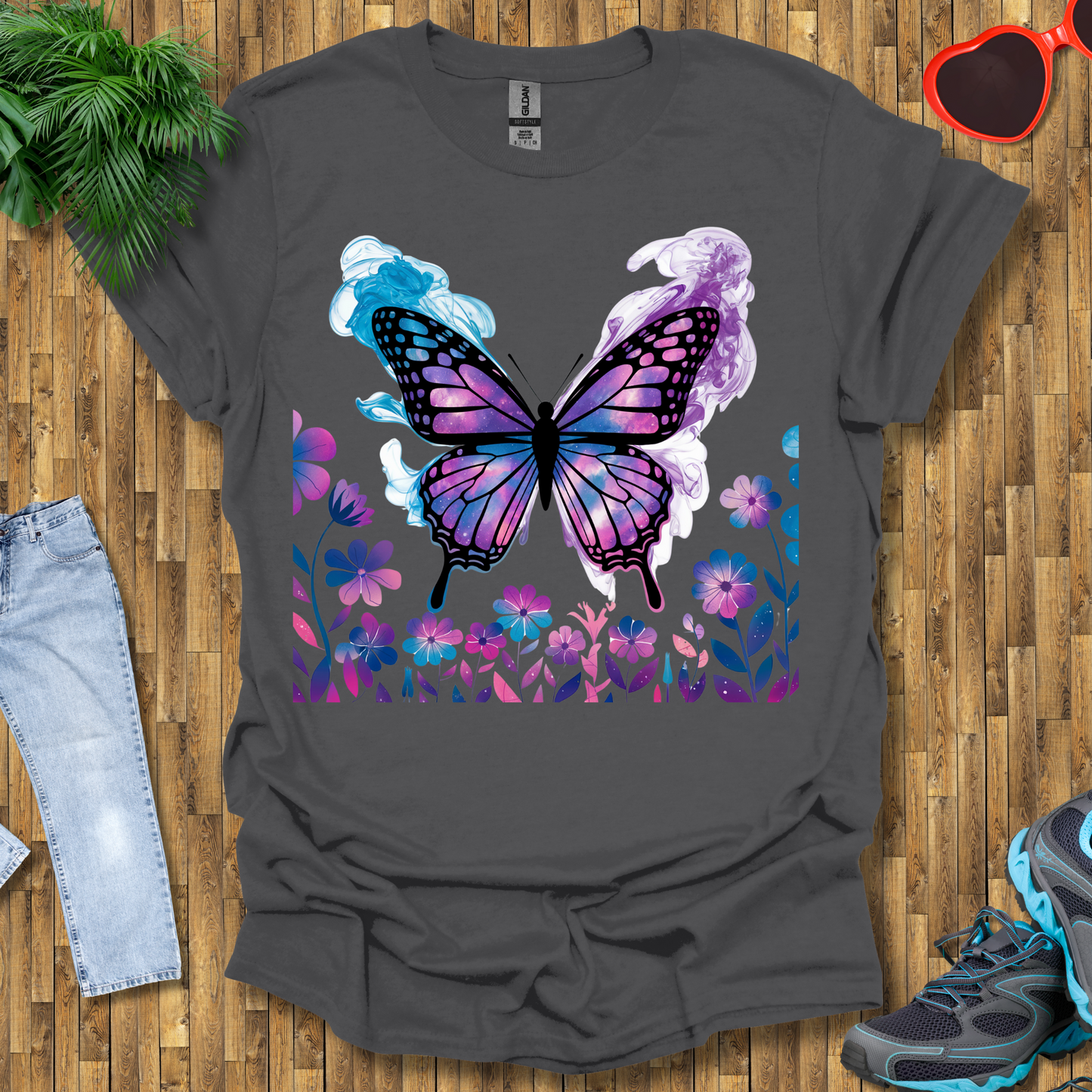 Smoky butterflies in the wild T-Shirt