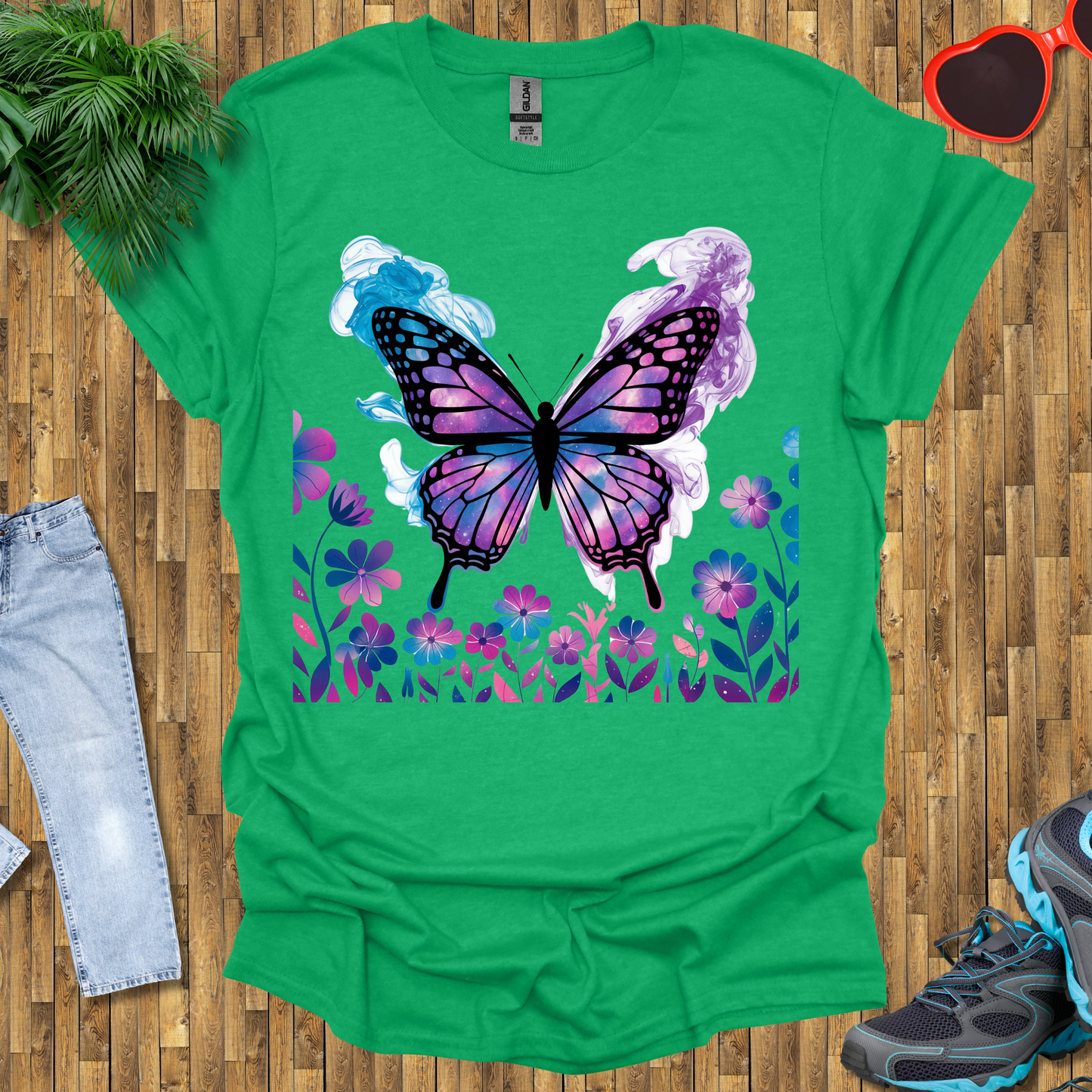 Smoky butterflies in the wild T-Shirt
