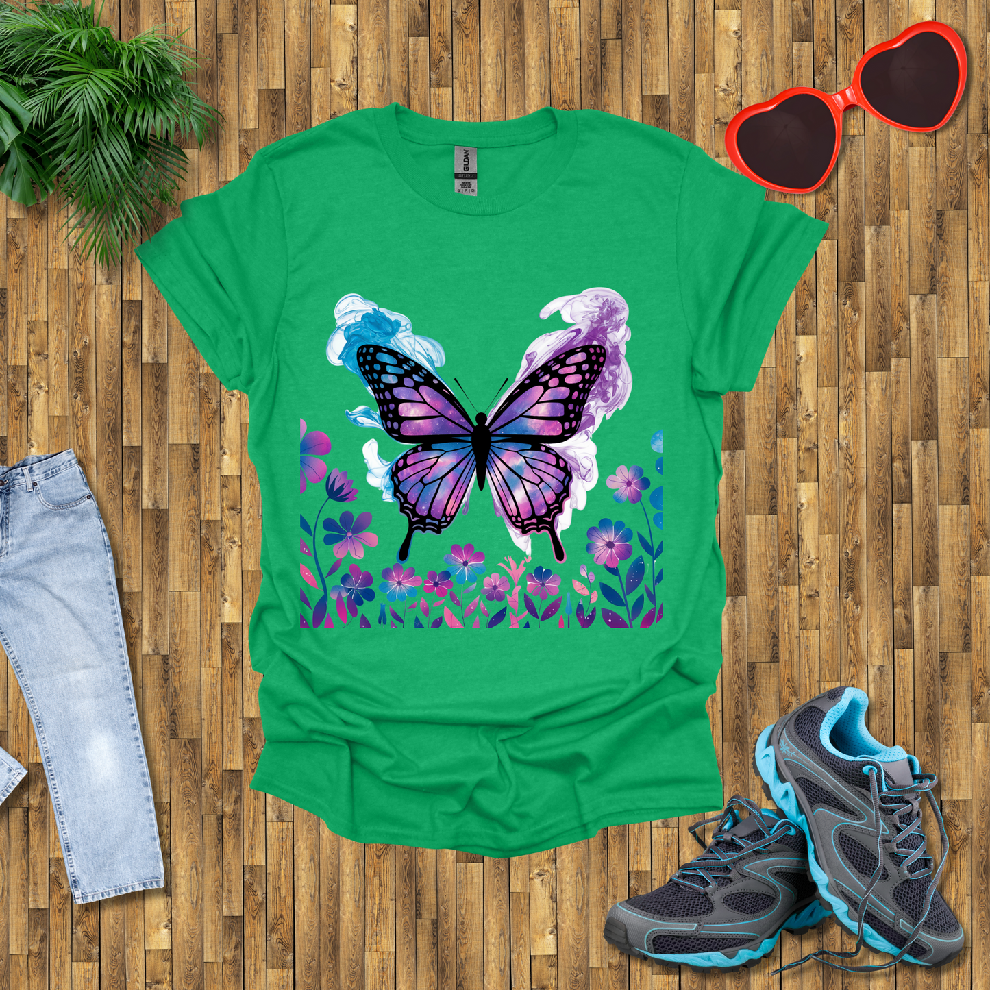 Smoky butterflies in the wild T-Shirt
