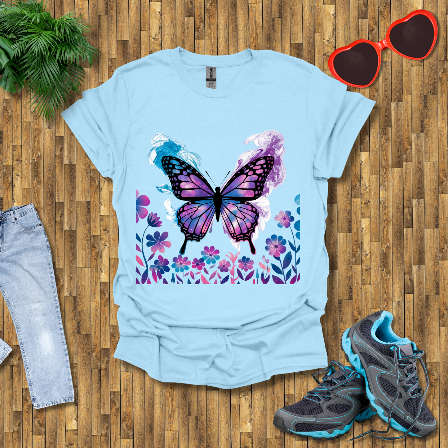 Smoky butterflies in the wild T-Shirt