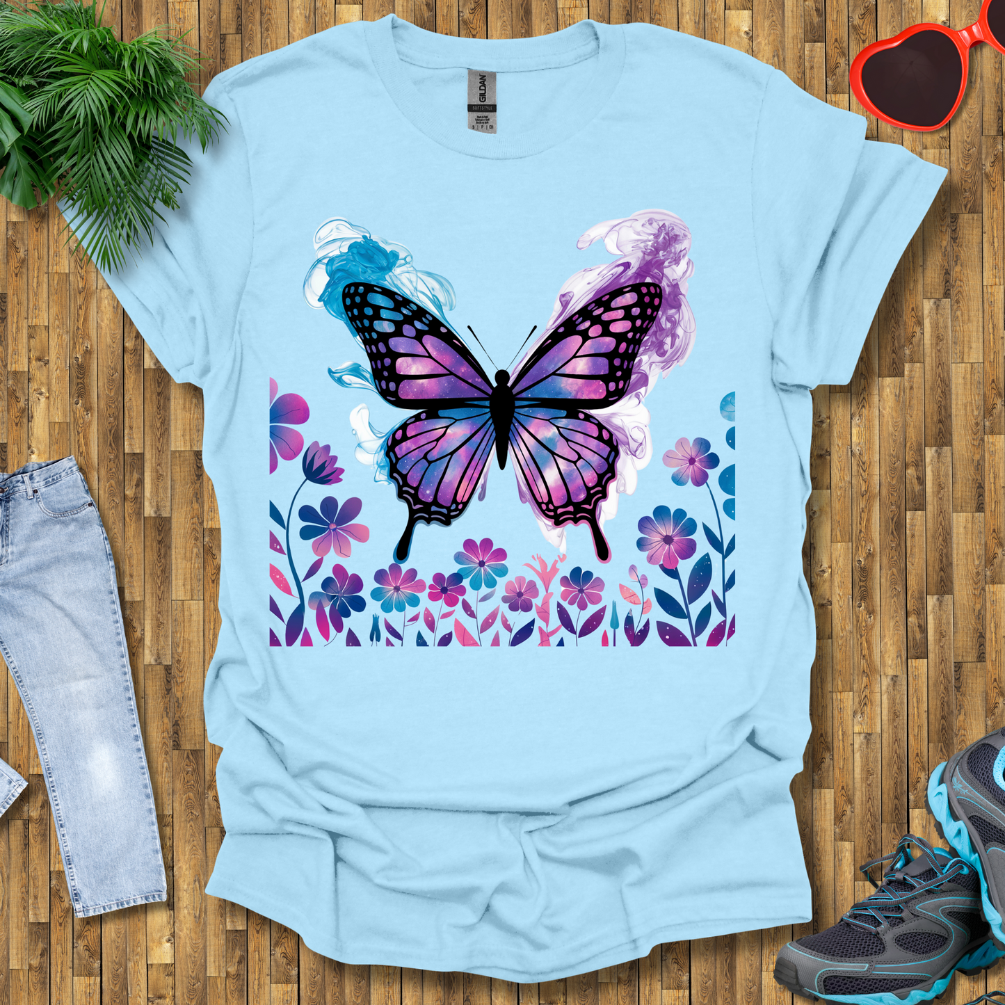 Smoky butterflies in the wild T-Shirt