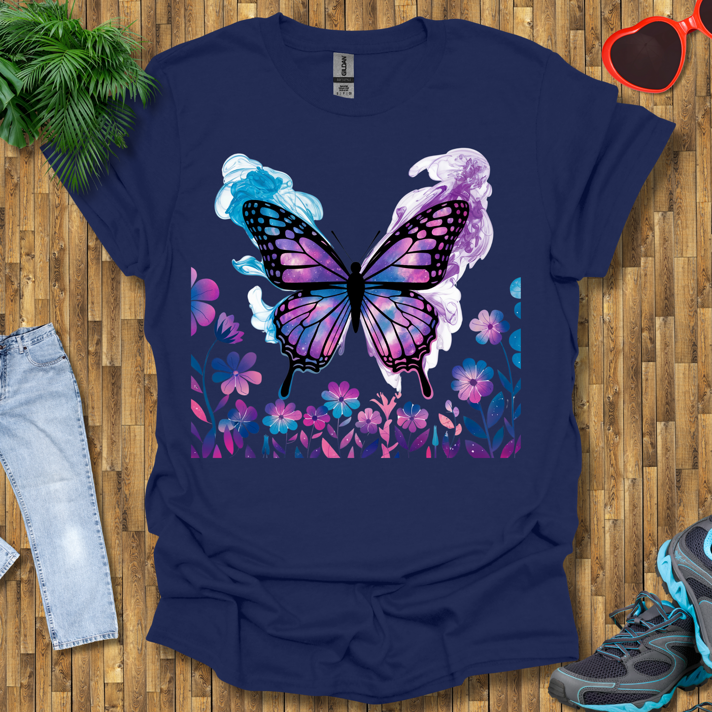 Smoky butterflies in the wild T-Shirt