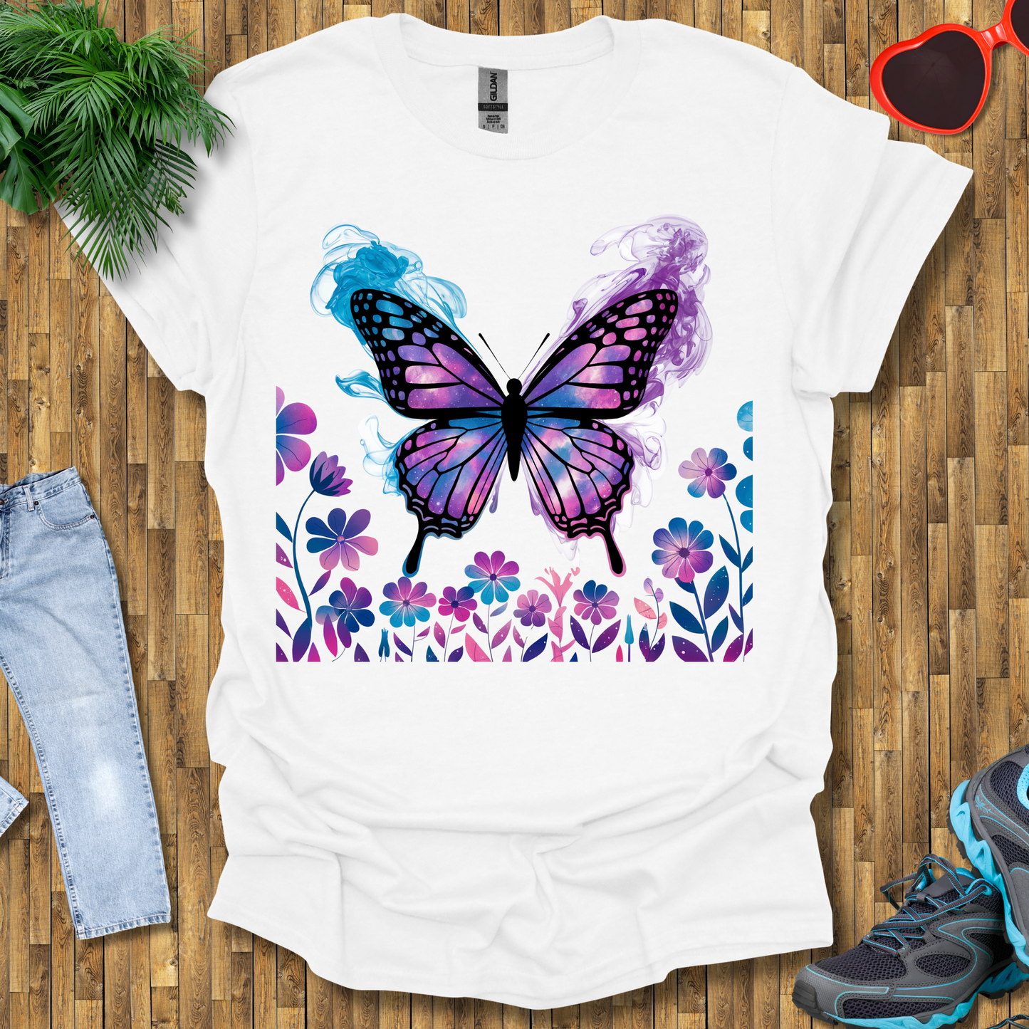 Smoky butterflies in the wild T-Shirt