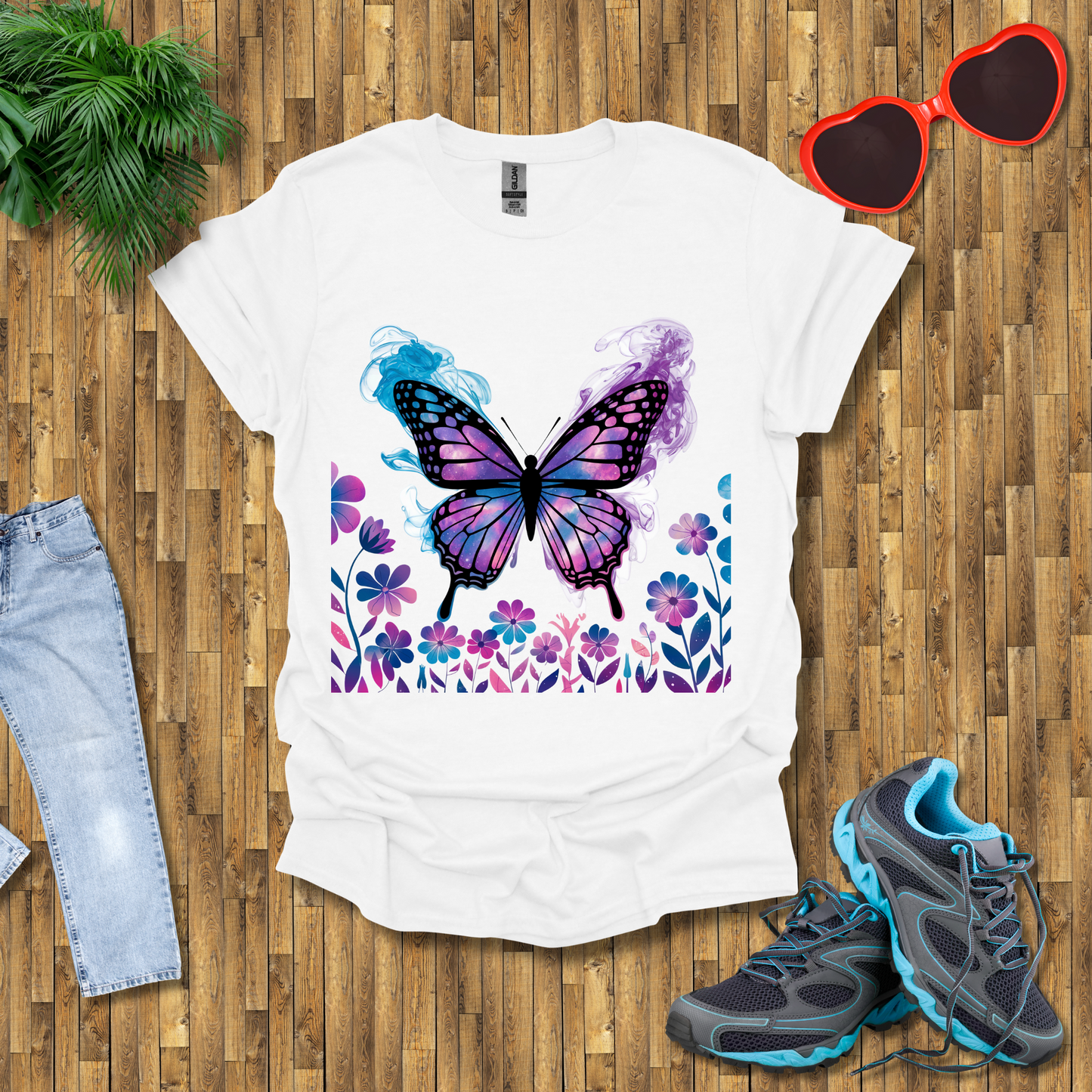Smoky butterflies in the wild T-Shirt