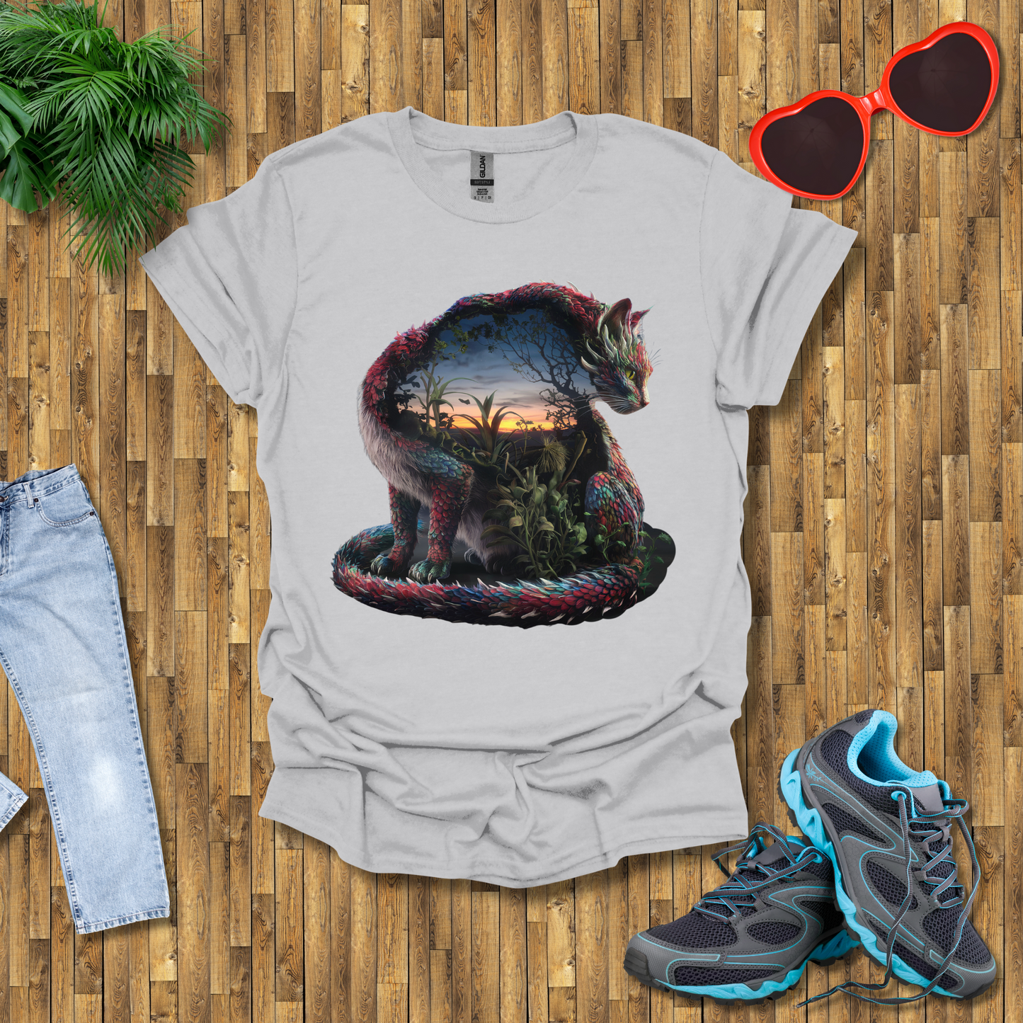 Flora within a dragon cat T-Shirt