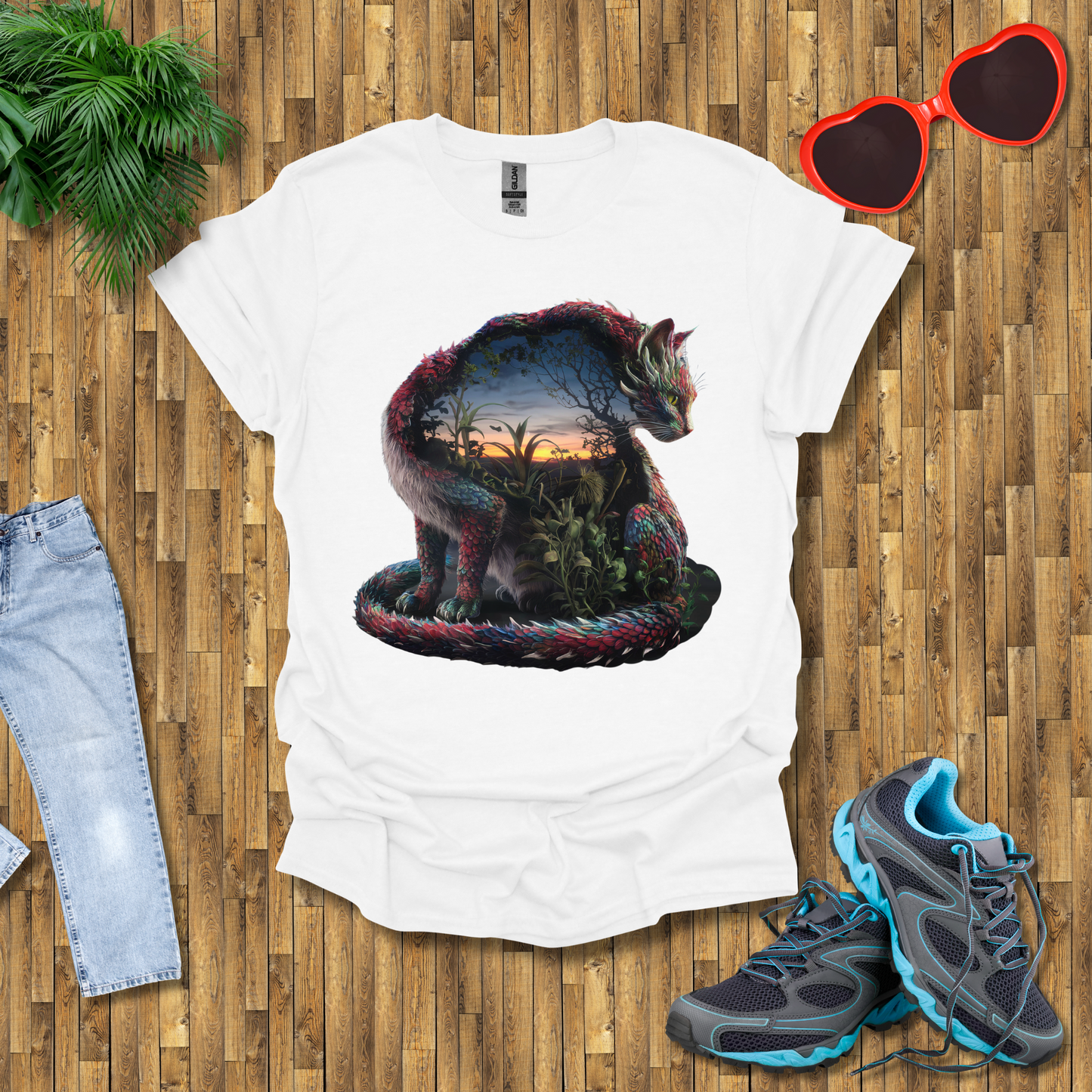 Flora within a dragon cat T-Shirt