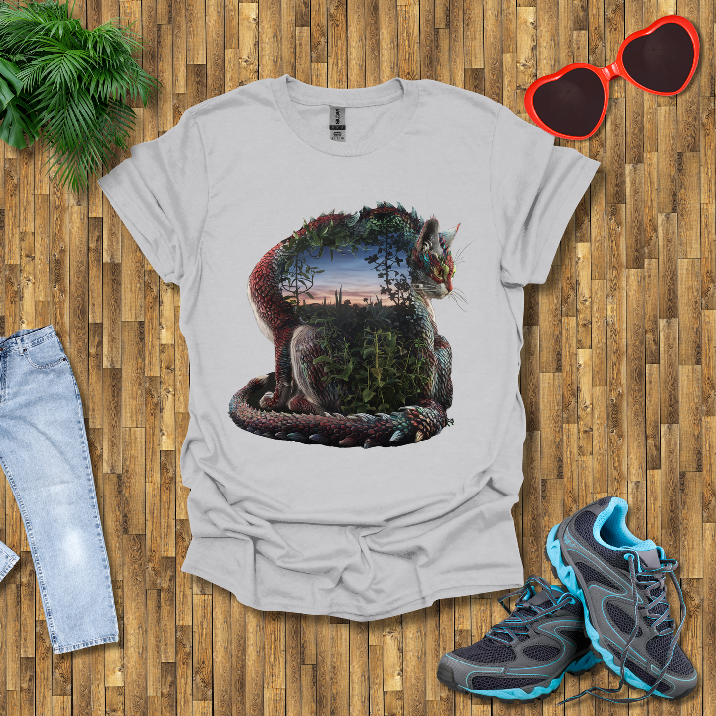 Flora within a dragon cat T-Shirt
