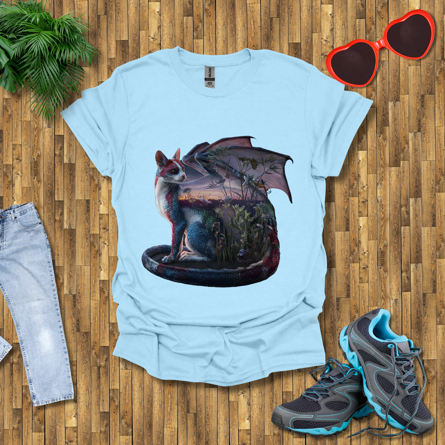 Flora within a dragon cat T-Shirt