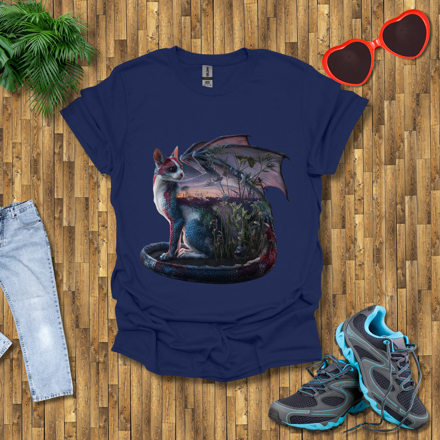 Flora within a dragon cat T-Shirt