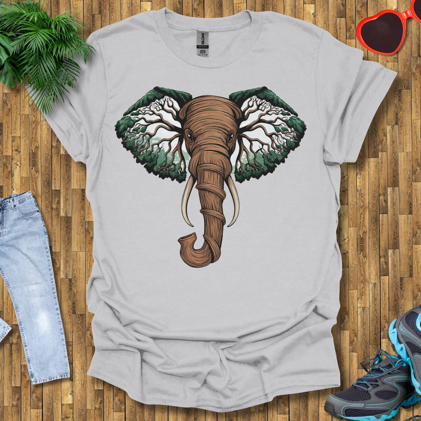 Elephant tree head T-Shirt
