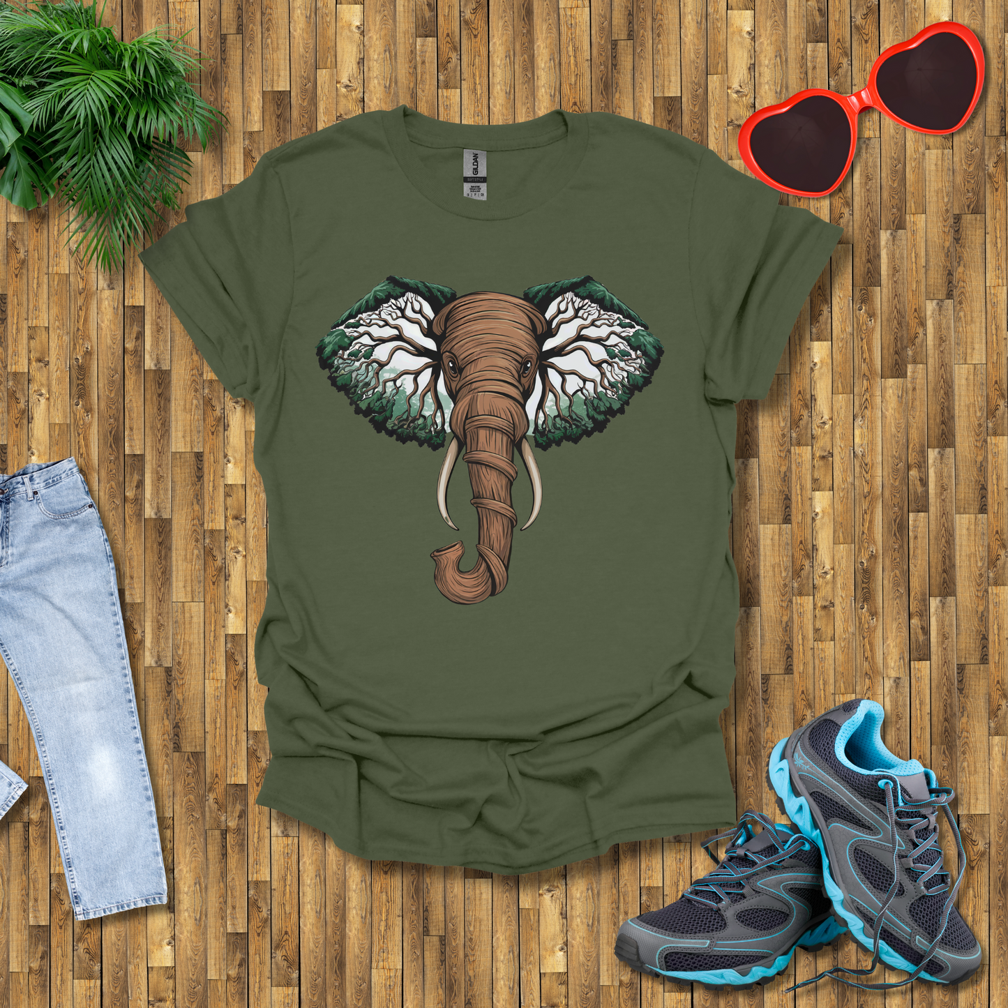 Elephant tree head T-Shirt