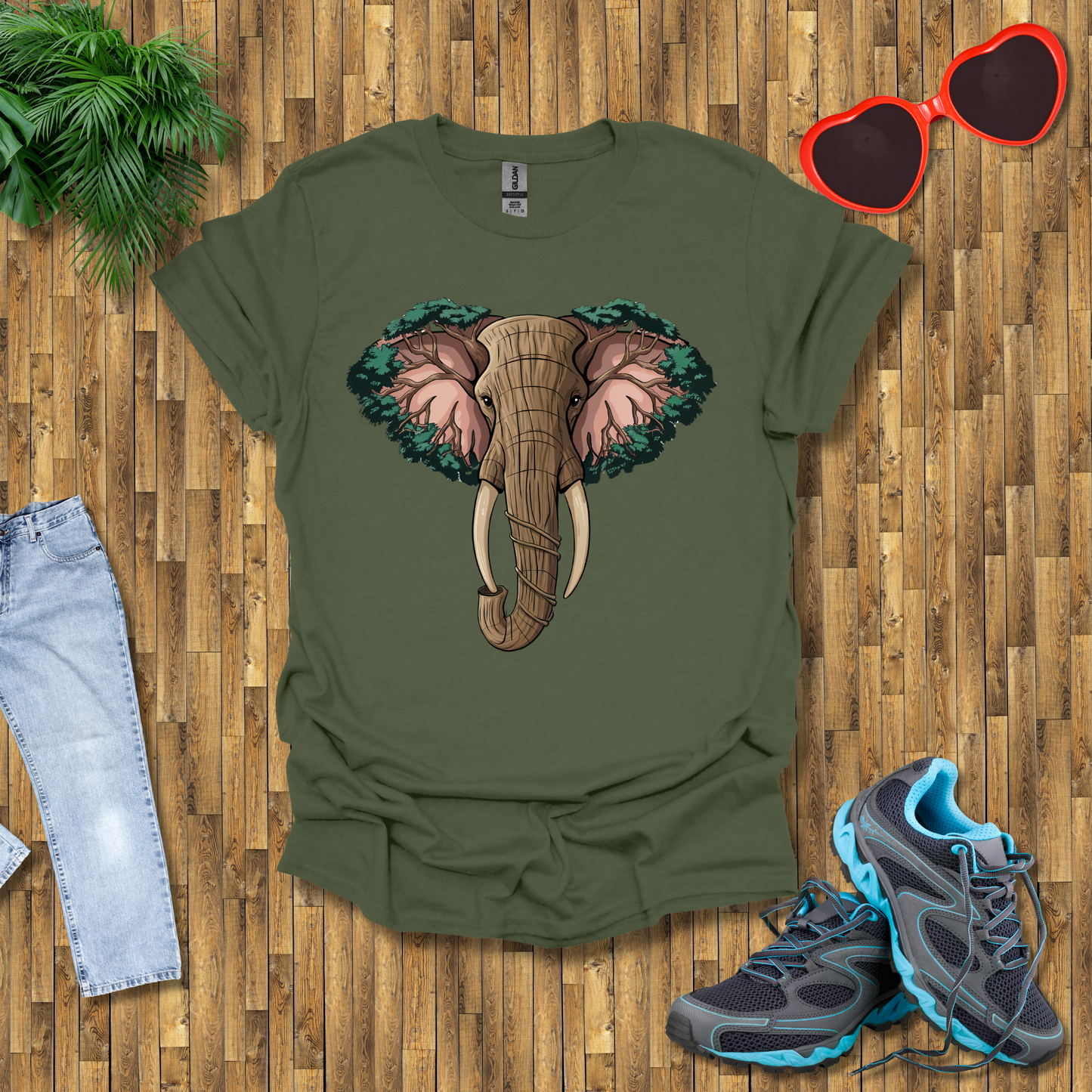 Elephant tree head T-Shirt