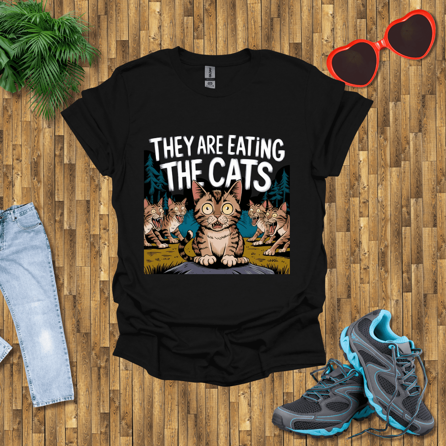 They are eating the cats  T-Shirt