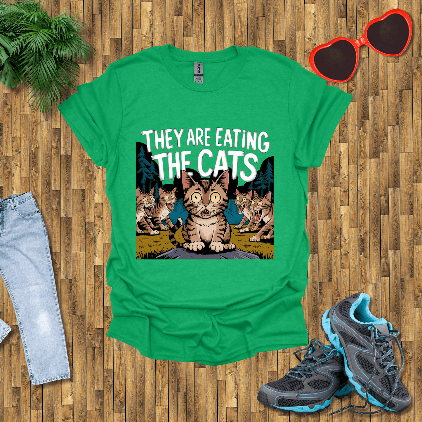 They are eating the cats  T-Shirt