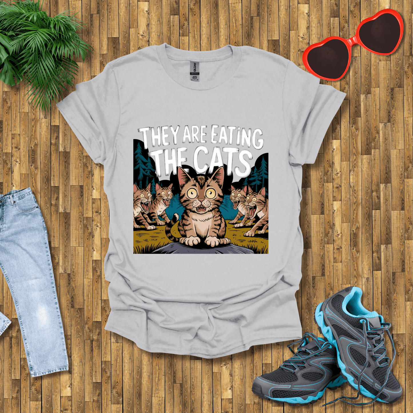 They are eating the cats  T-Shirt