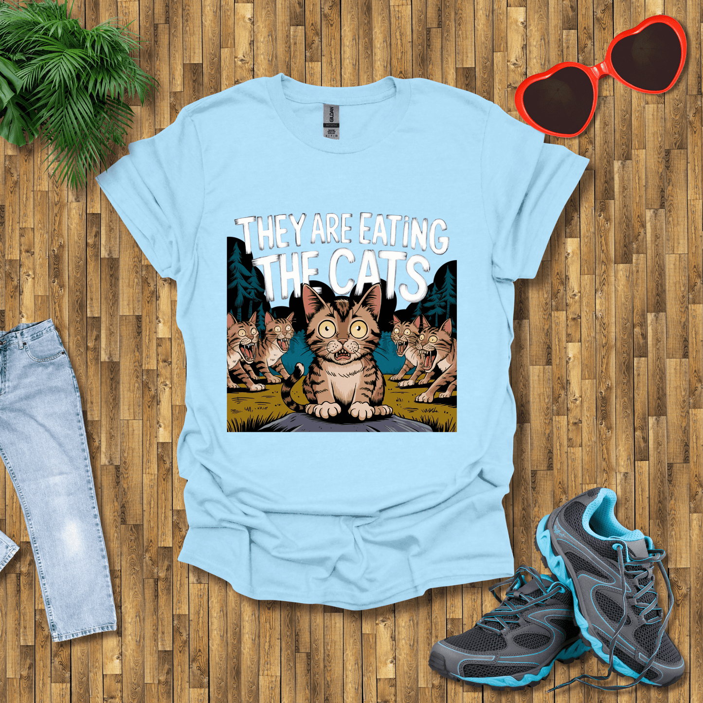 They are eating the cats  T-Shirt