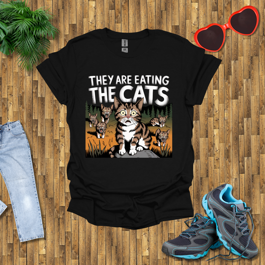 They are eating the cats  T-Shirt