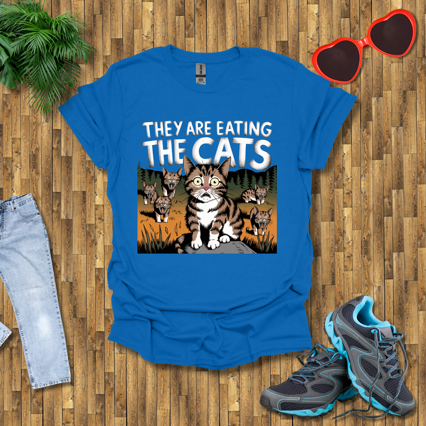 They are eating the cats  T-Shirt