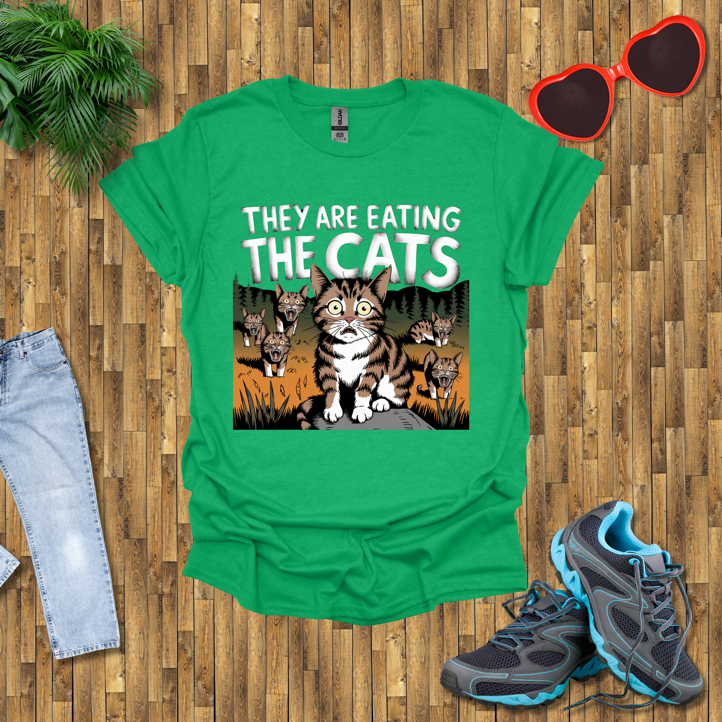 They are eating the cats  T-Shirt