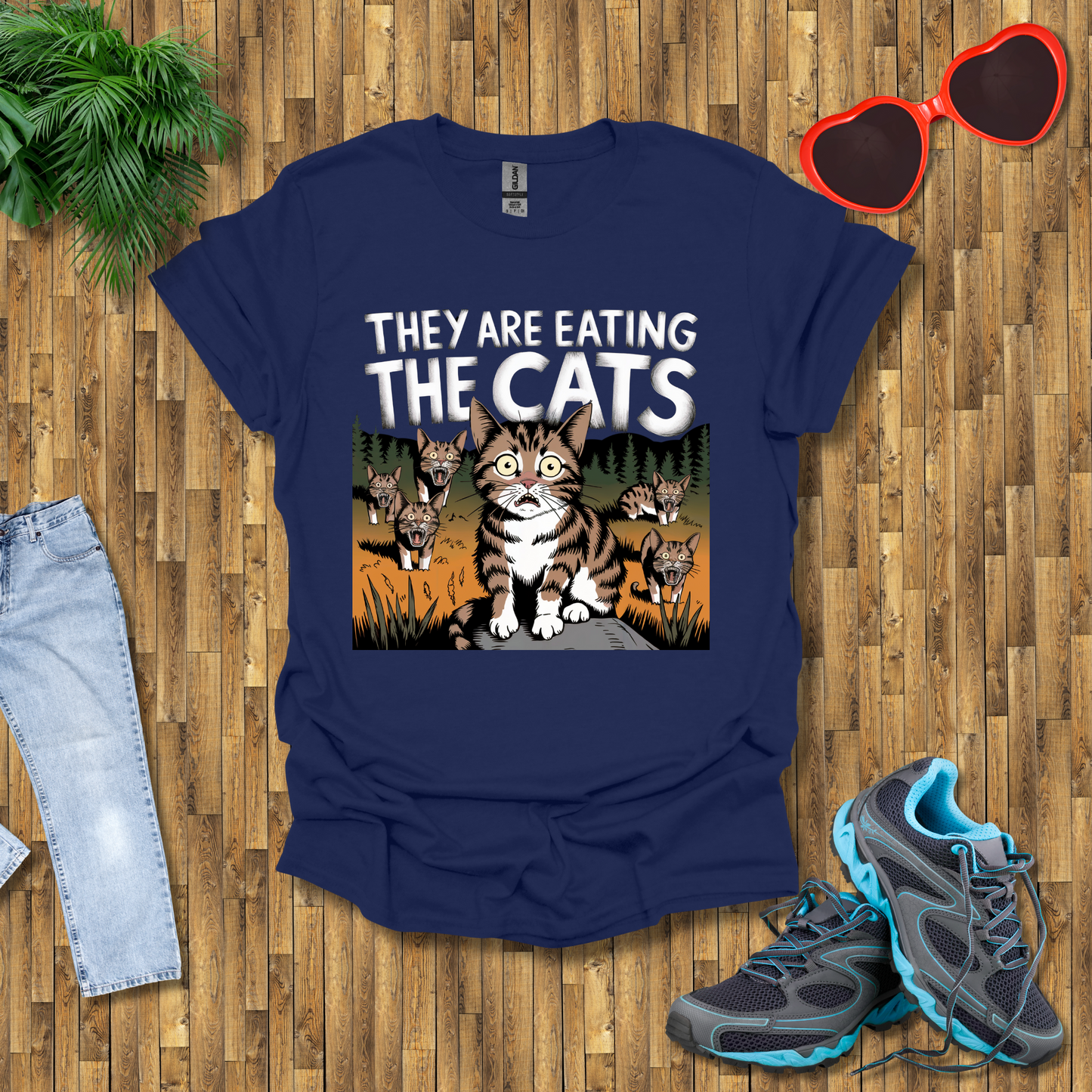 They are eating the cats  T-Shirt
