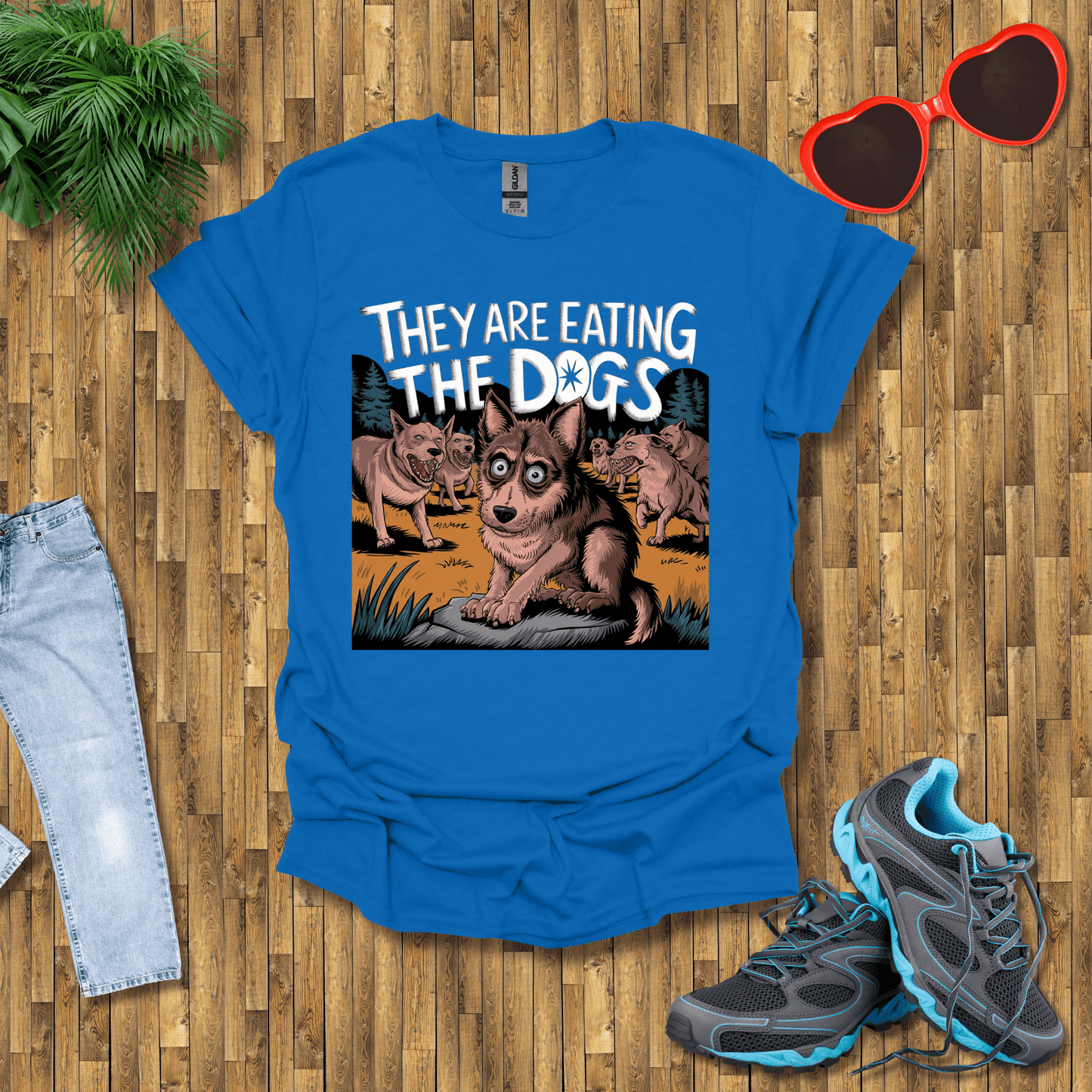 They are eating the dogs  T-Shirt