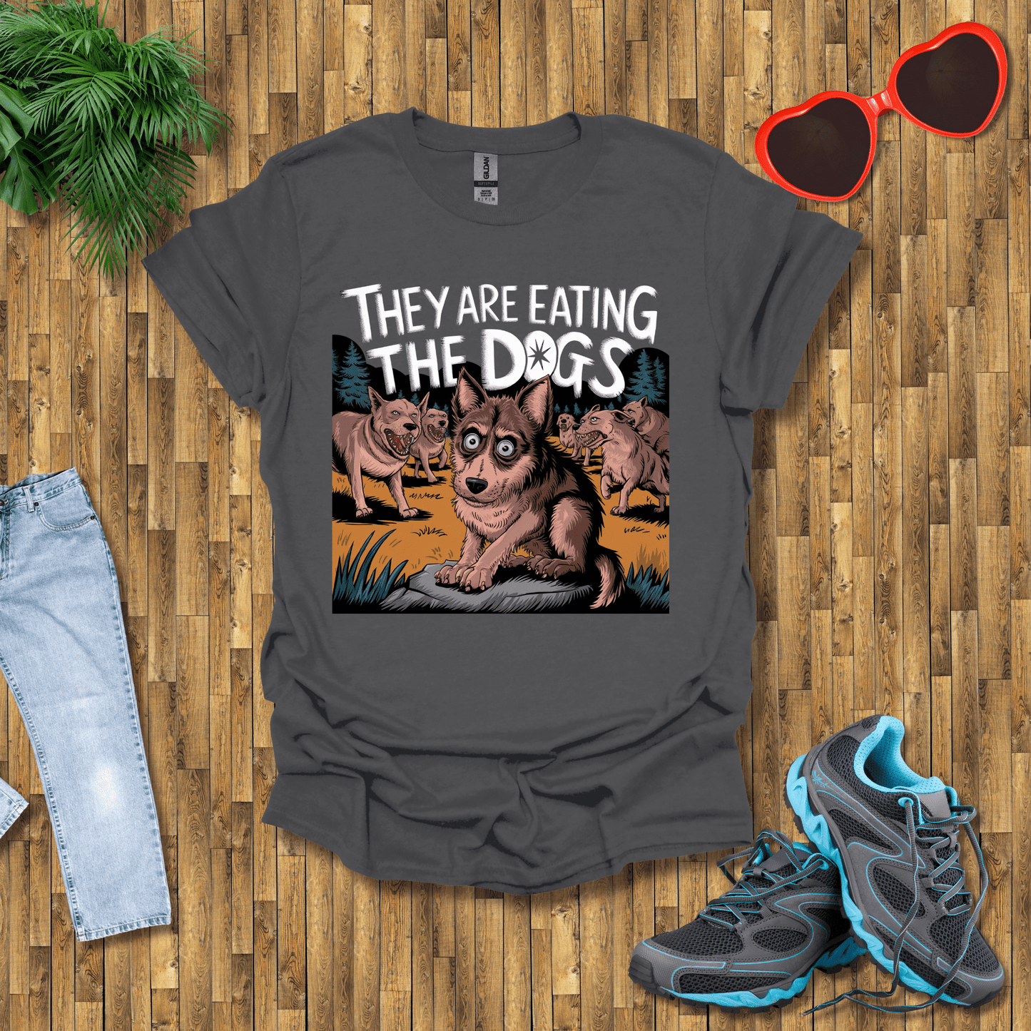 They are eating the dogs  T-Shirt