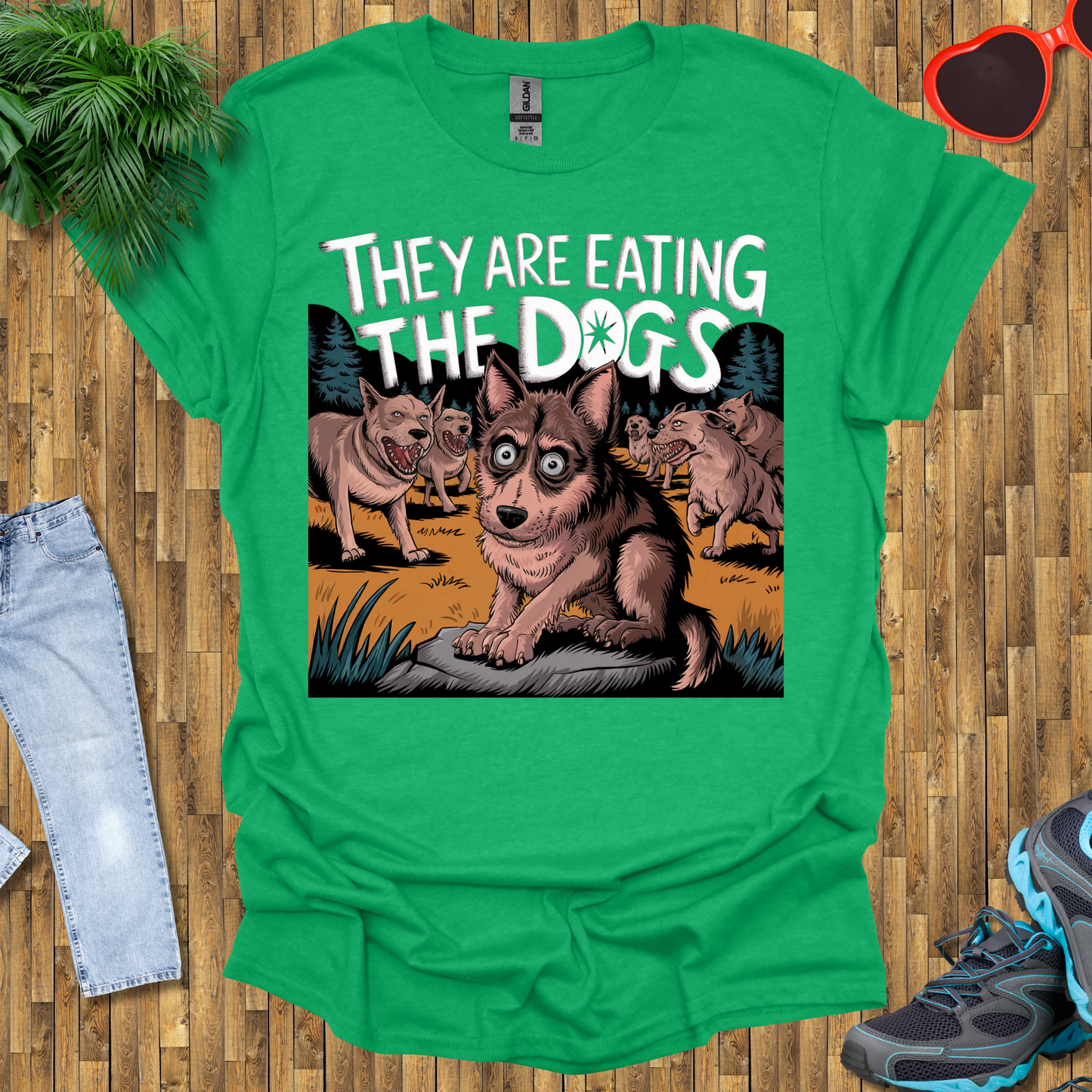 They are eating the dogs  T-Shirt