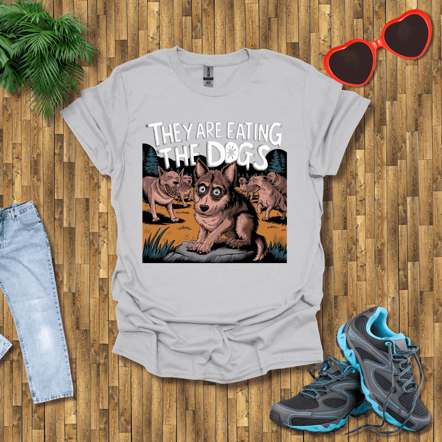 They are eating the dogs  T-Shirt