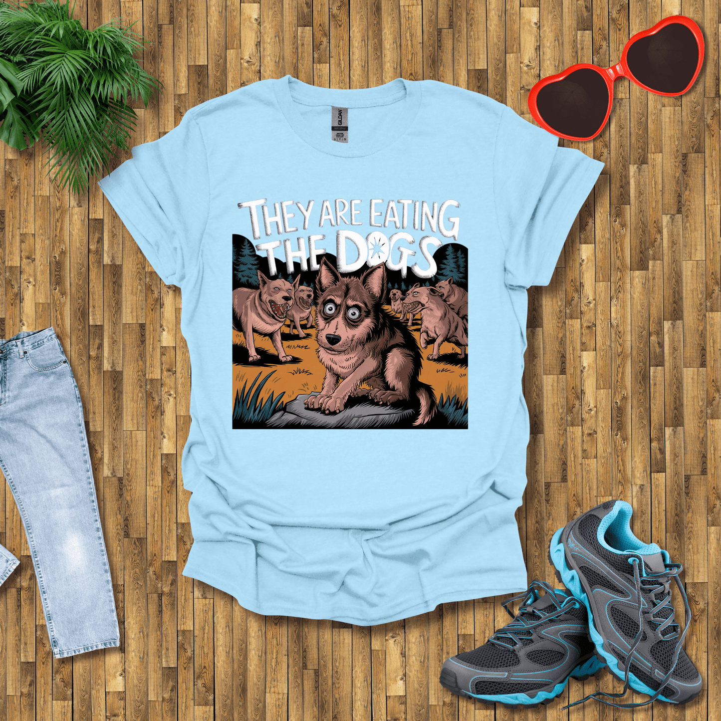 They are eating the dogs  T-Shirt
