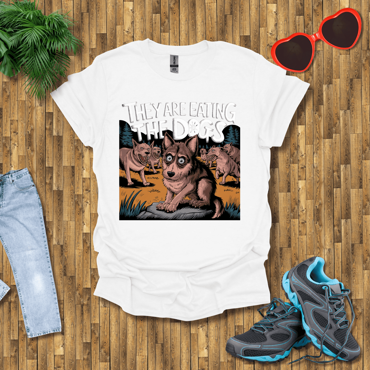 They are eating the dogs  T-Shirt