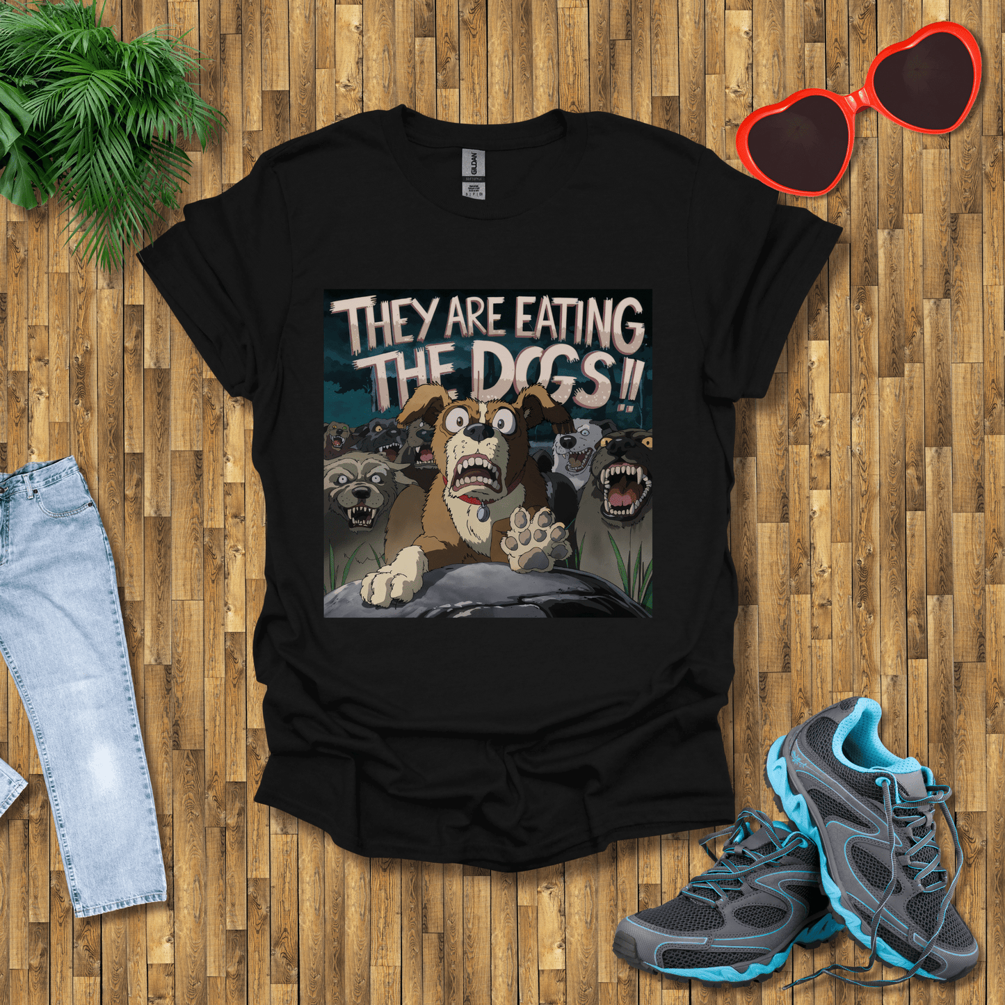 They are eating the dogs  T-Shirt