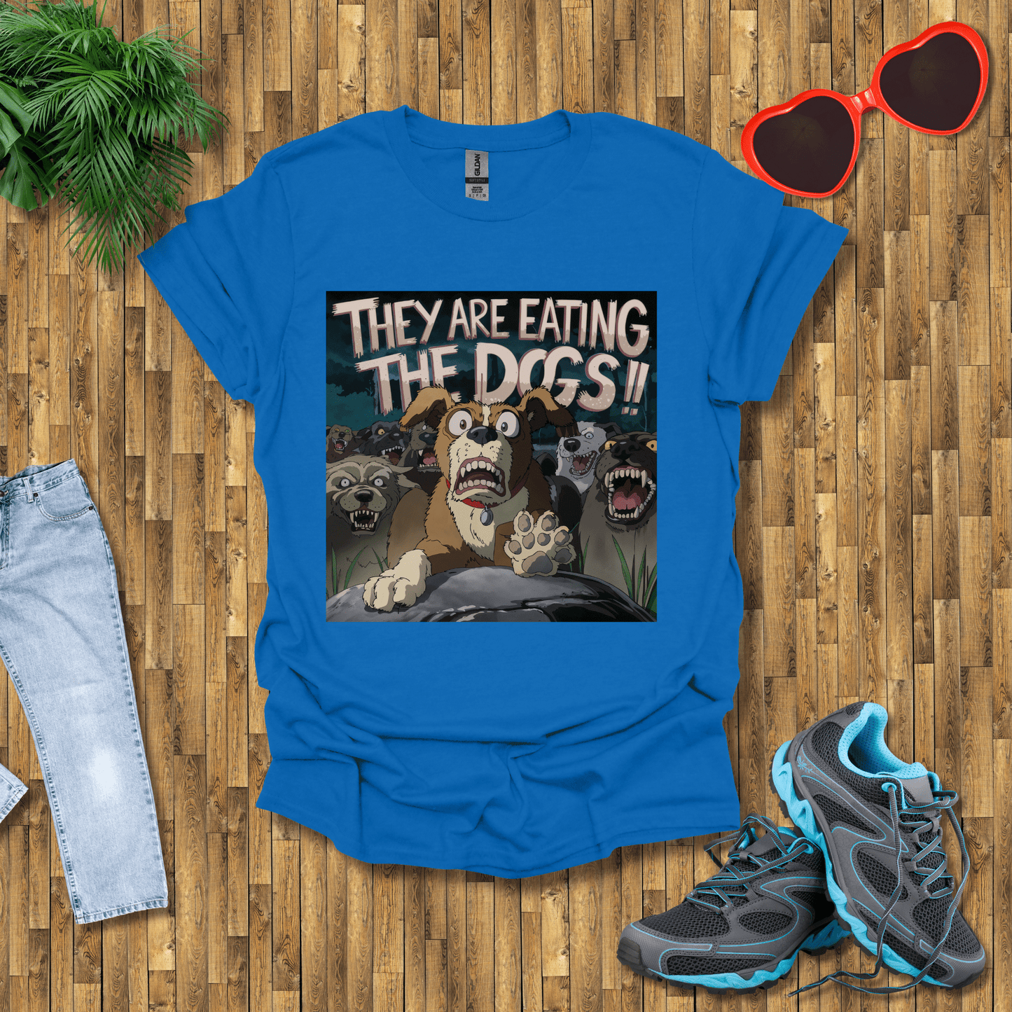 They are eating the dogs  T-Shirt