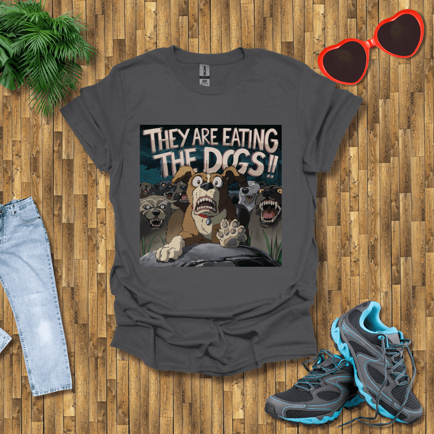 They are eating the dogs  T-Shirt