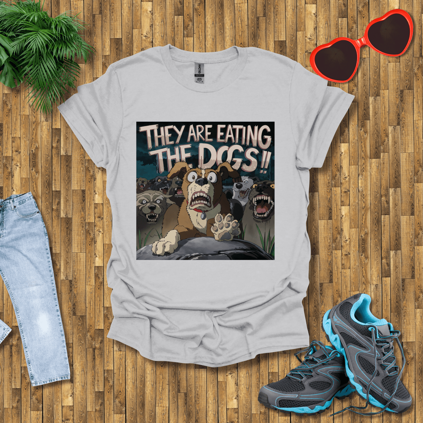 They are eating the dogs  T-Shirt