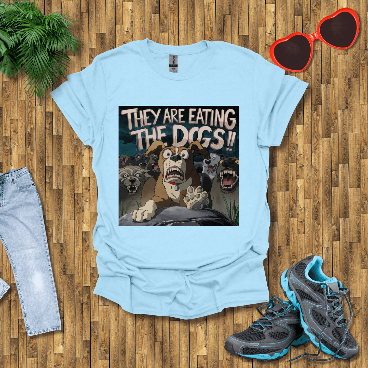 They are eating the dogs  T-Shirt
