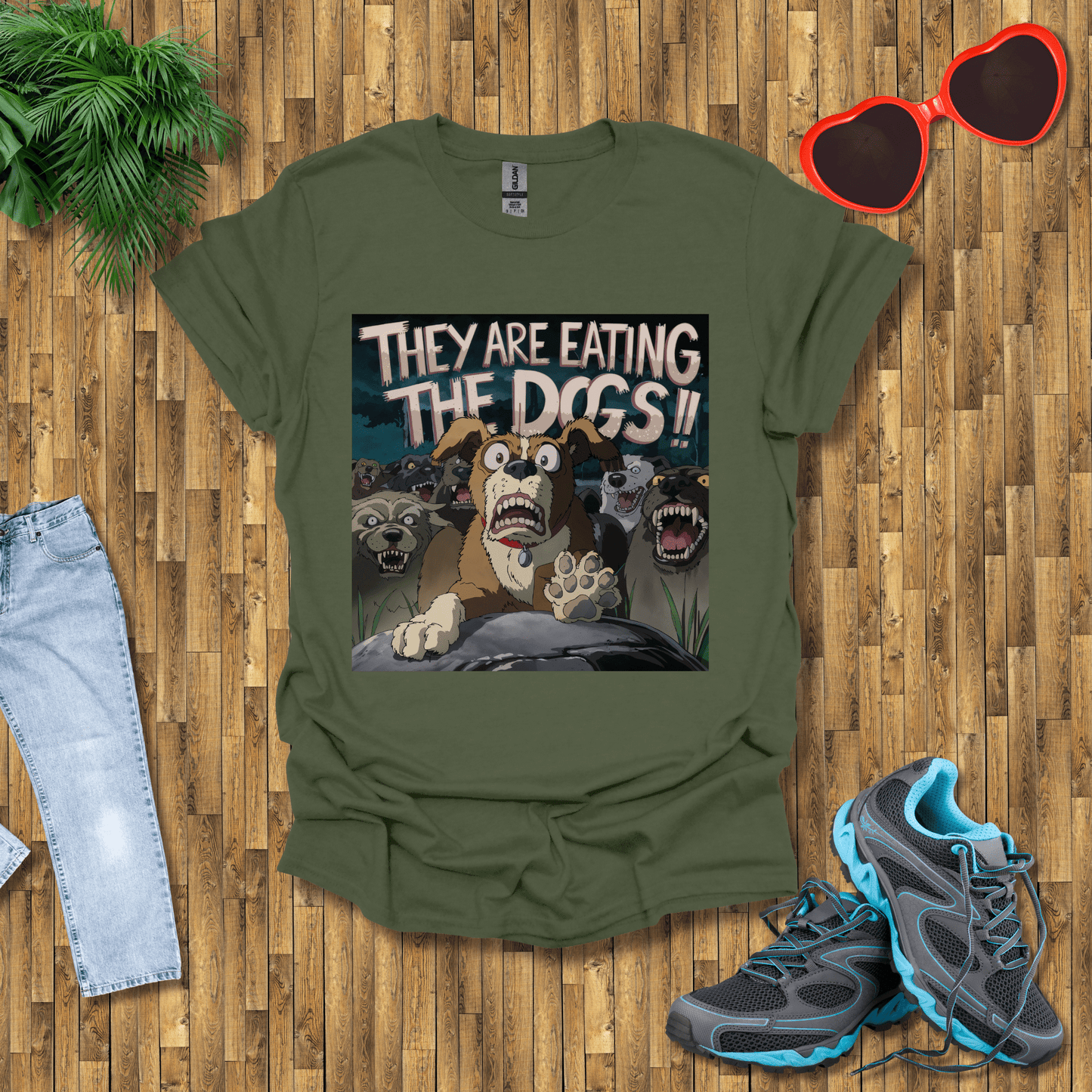 They are eating the dogs  T-Shirt