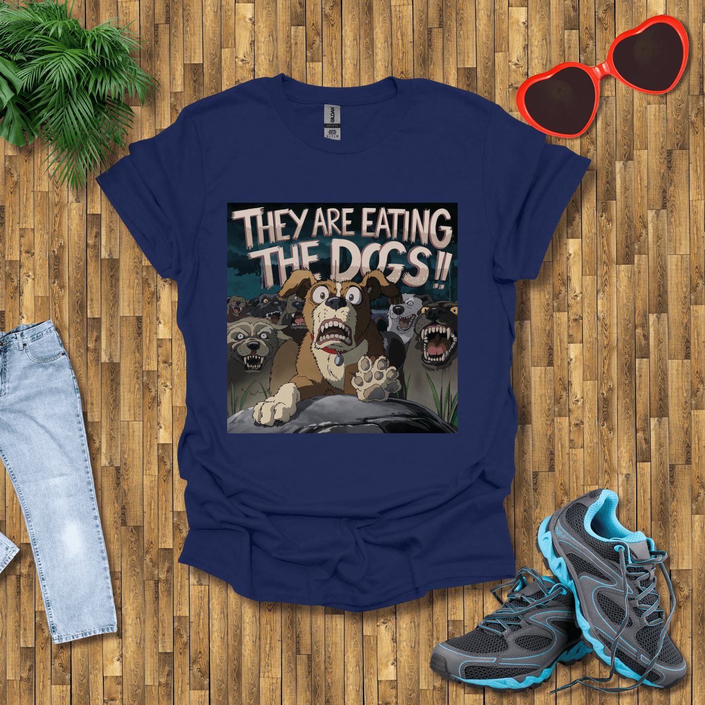 They are eating the dogs  T-Shirt